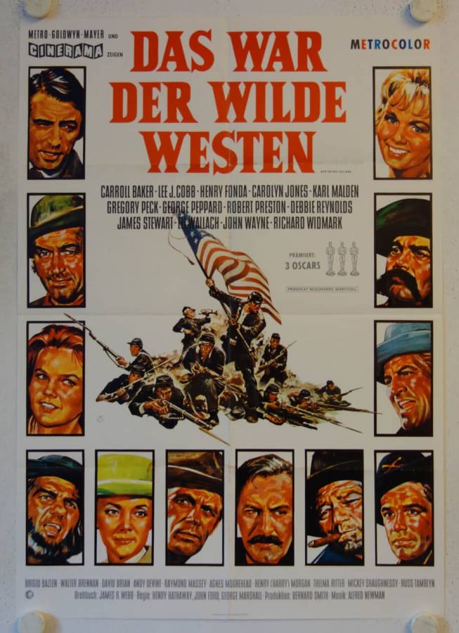 How the West was won re-release german movie poster